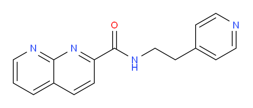 N-(2-(pyridin-4-yl)ethyl)-1,8-naphthyridine-2-carboxamide
