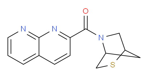 2-thia-5-azabicyclo[2.2.1]heptan-5-yl(1,8-naphthyridin-2-yl)methanone