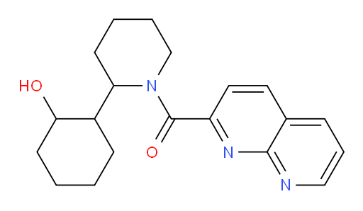 (2-(2-hydroxycyclohexyl)piperidin-1-yl)(1,8-naphthyridin-2-yl)methanone