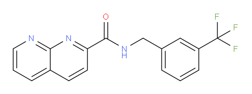 N-(3-(trifluoromethyl)benzyl)-1,8-naphthyridine-2-carboxamide