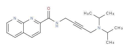 N-(4-(diisopropylamino)but-2-yn-1-yl)-1,8-naphthyridine-2-carboxamide
