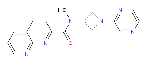 N-methyl-N-(1-(pyrazin-2-yl)azetidin-3-yl)-1,8-naphthyridine-2-carboxamide