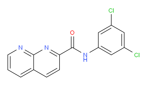 N-(3,5-dichlorophenyl)-1,8-naphthyridine-2-carboxamide