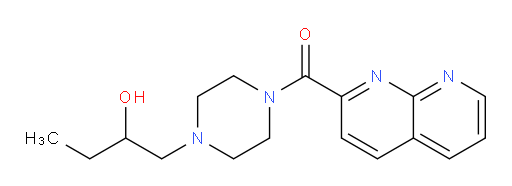 (4-(2-hydroxybutyl)piperazin-1-yl)(1,8-naphthyridin-2-yl)methanone