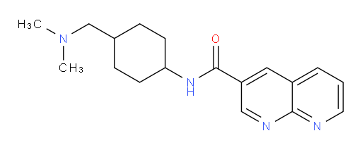 N-(4-((dimethylamino)methyl)cyclohexyl)-1,8-naphthyridine-3-carboxamide