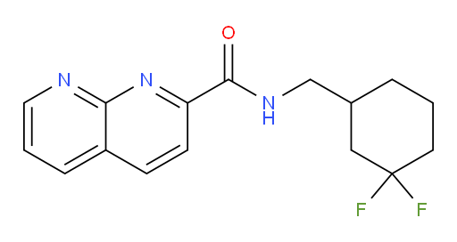 N-((3,3-difluorocyclohexyl)methyl)-1,8-naphthyridine-2-carboxamide