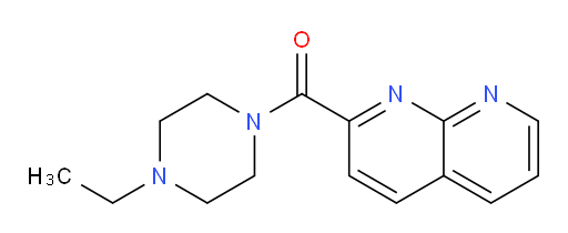 (4-ethylpiperazin-1-yl)(1,8-naphthyridin-2-yl)methanone