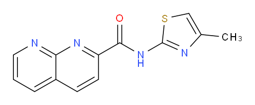 N-(4-methylthiazol-2-yl)-1,8-naphthyridine-2-carboxamide