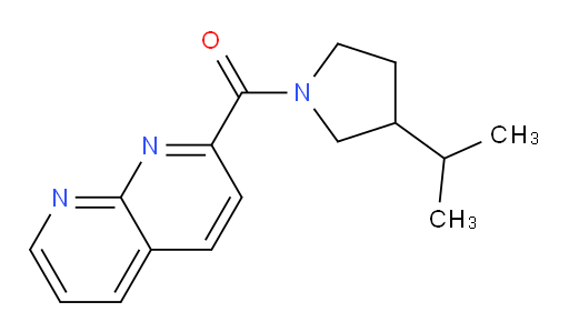 (3-isopropylpyrrolidin-1-yl)(1,8-naphthyridin-2-yl)methanone