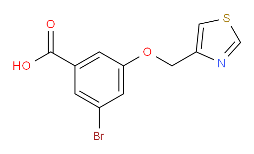 3-bromo-5-(thiazol-4-ylmethoxy)benzoic acid
