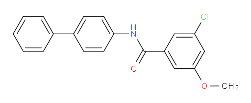 N-([1,1'-biphenyl]-4-yl)-3-chloro-5-methoxybenzamide