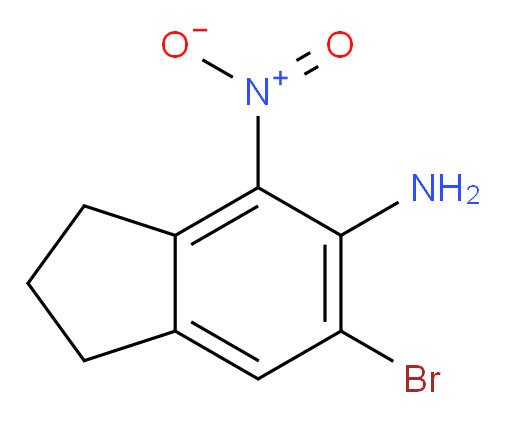 6-bromo-4-nitro-2,3-dihydro-1H-inden-5-amine