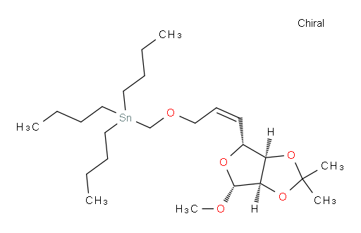 tributyl((((Z)-3-((3aR,4R,6R,6aR)-6-methoxy-2,2-dimethyltetrahydrofuro[3,4-d][1,3]dioxol-4-yl)allyl)oxy)methyl)stannane