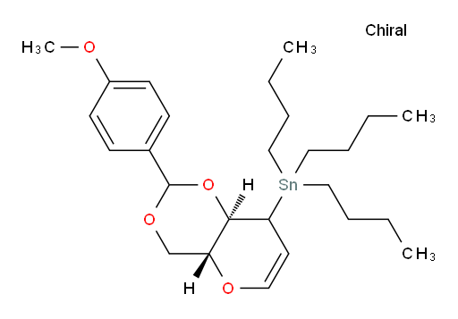 tributyl((4aR,8aR)-2-(4-methoxyphenyl)-4,4a,8,8a-tetrahydropyrano[3,2-d][1,3]dioxin-8-yl)stannane