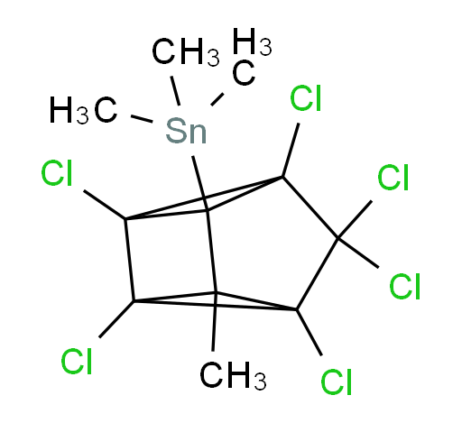 (2,3,3,4,6,7-hexachloro-5-methyltetracyclo[3.2.0.02,7.04,6]heptan-1-yl)trimethylstannane