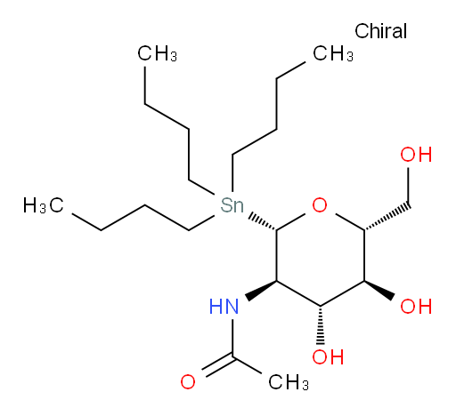 N-((2S,3R,4R,5S,6R)-4,5-dihydroxy-6-(hydroxymethyl)-2-(tributylstannyl)tetrahydro-2H-pyran-3-yl)acetamide