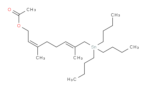 (2Z,6E)-3,7-dimethyl-8-(tributylstannyl)octa-2,6-dien-1-yl acetate