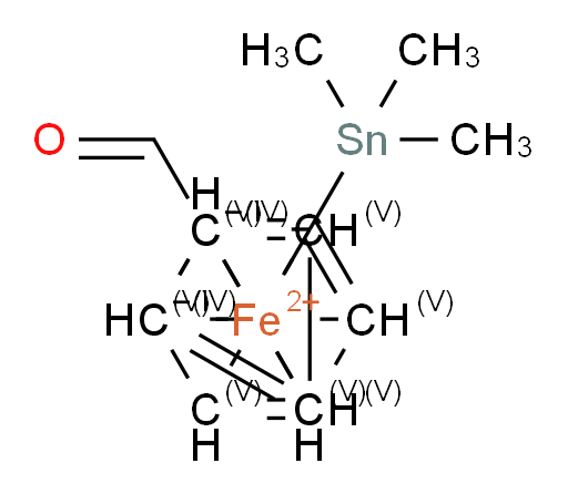 (-)-1-Formyl-2-(trimethylstannyl)ferrocene