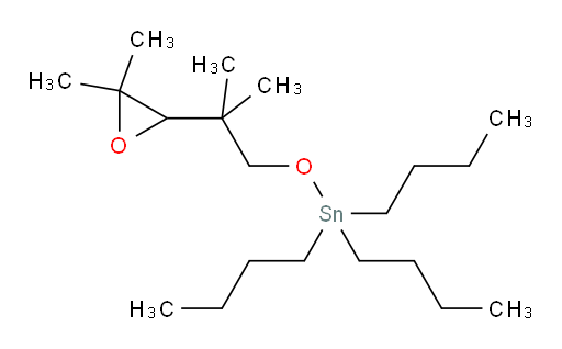 tributyl(2-(3,3-dimethyloxiran-2-yl)-2-methylpropoxy)stannane