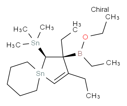 (3R,4R)-3-(ethoxy(ethyl)boryl)-2,3-diethyl-4-(trimethylstannyl)-5-stannaspiro[4.5]dec-1-ene