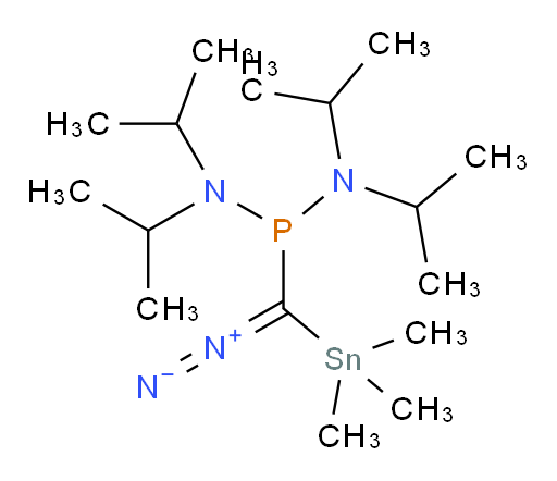 1-(diazo(trimethylstannyl)methyl)-N,N,N',N'-tetraisopropylphosphinediamine