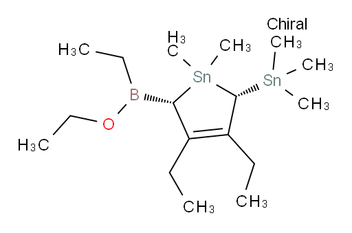 (2S,5S)-2-(ethoxy(ethyl)boryl)-3,4-diethyl-1,1-dimethyl-5-(trimethylstannyl)-2,5-dihydro-1H-stannole
