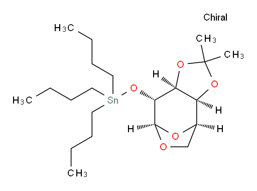 tributyl(((3aS,4R,7R,8R,8aS)-2,2-dimethylhexahydro-4,7-epoxy[1,3]dioxolo[4,5-d]oxepin-8-yl)oxy)stannane