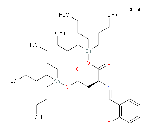(S,E)-bis(tributylstannyl) 2-((2-hydroxybenzylidene)amino)succinate