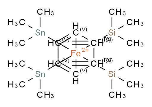 1,1′-Bis(trimethylsilyl)-3,3′-bis(trimethylstannyl)ferrocene