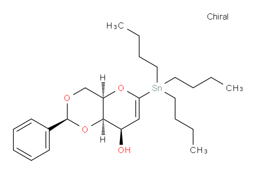 (2S,4aR,8R,8aR)-2-phenyl-6-(tributylstannyl)-4,4a,8,8a-tetrahydropyrano[3,2-d][1,3]dioxin-8-ol