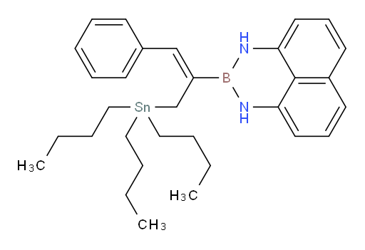 (Z)-2-(1-苯基-3-(三丁基锡基)丙-1-烯-2-基)-2,3-二氢-1H-萘并[1,8-de][1,3,2]二氮杂borinine