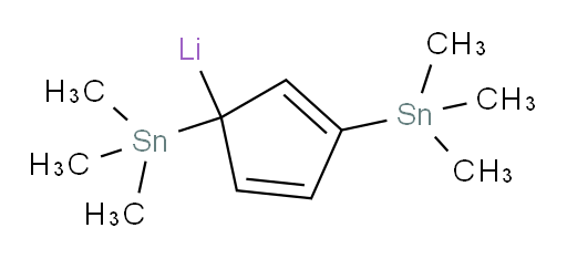 (1,3-bis(trimethylstannyl)cyclopenta-2,4-dien-1-yl)lithium