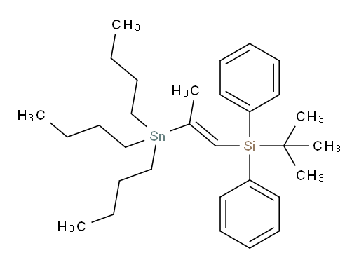 (E)-tert-butyldiphenyl(2-(tributylstannyl)prop-1-en-1-yl)silane