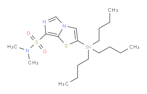 N,N-二甲基-2-(三丁基锡基)咪唑并[5,1-b]噻唑-7-磺酰胺