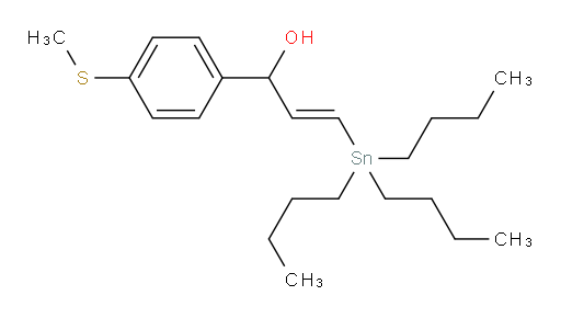 (E)-1-(4-(甲基硫基)苯基)-3-(三丁基锡基)丙-2-烯-1-醇