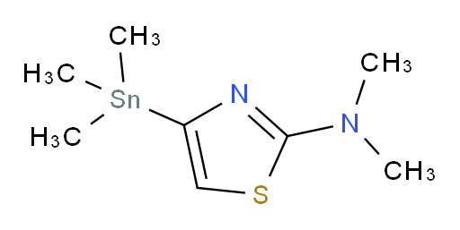 N,N-二甲基-4-(三甲基锡基)噻唑-2-胺