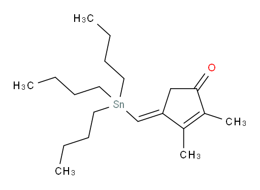 (E)-2,3-二甲基-4-((三丁基锡基)亚甲基)环戊-2-烯酮