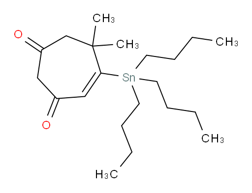 6,6-二甲基-5-(三丁基锡基)环庚-4-烯-1,3-二酮