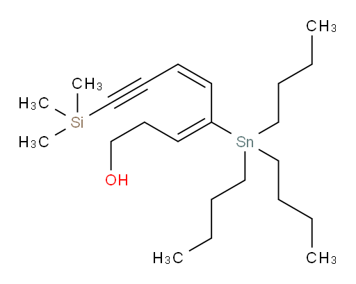(3E,5Z)-4-(三丁基锡基)-8-(三甲基硅基)辛-3,5-二烯-7-炔-1-醇