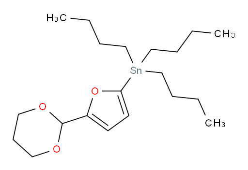 (5-(1,3-二噁烷-2-基)呋喃-2-基)三丁基锡烷