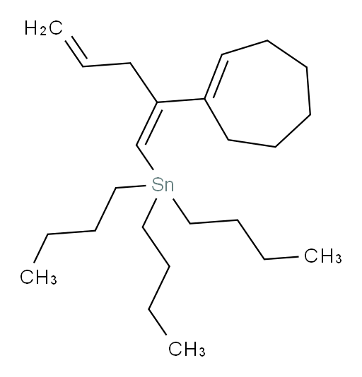 (Z)-三丁基(2-(环庚-1-烯-1-基)戊-1,4-二烯-1-基)锡烷