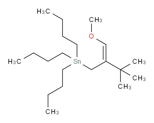 (Z)-三丁基(2-(甲氧基亚甲基)-3,3-二甲基丁基)锡烷