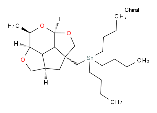 tributyl(((2aR,3aR,5aR,7R,7aR)-7-methyldecahydro-1,5,6-trioxacyclopenta[jkl]-as-indacen-3a-yl)methyl)stannane