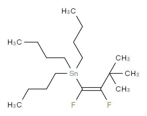 (E)-三丁基(1,2-二氟-3,3-二甲基丁-1-烯-1-基)锡烷