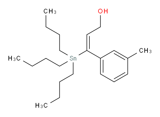 (E)-3-(间甲苯基)-3-(三丁基锡基)丙-2-烯-1-醇