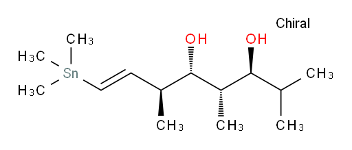 (3S,4S,5S,6S,E)-2,4,6-三甲基-8-(三甲基锡基)辛-7-烯-3,5-二醇
