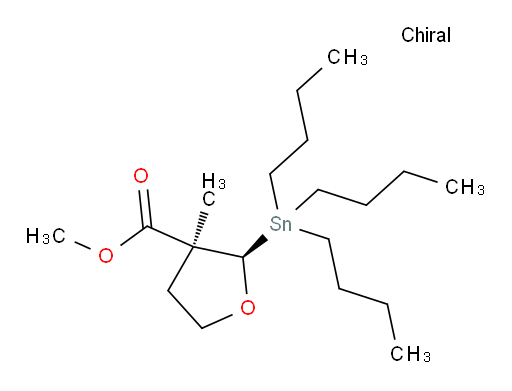(2R,3S)-甲基 3-甲基-2-(三丁基锡基)四氢呋喃-3-甲酸酯