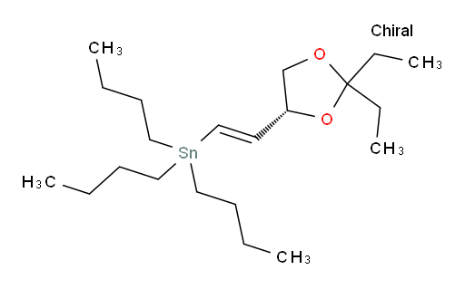 (R,E)-三丁基(2-(2,2-二乙基-1,3-二氧杂环戊烷-4-基)乙烯基)锡烷