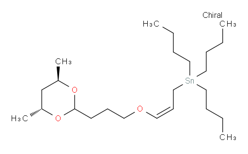 tributyl((Z)-3-(3-((4R,6R)-4,6-dimethyl-1,3-dioxan-2-yl)propoxy)allyl)stannane