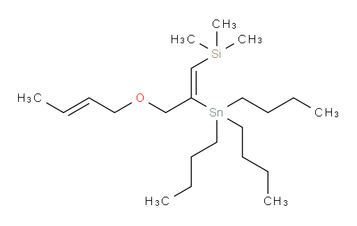 ((Z)-3-((E)-but-2-en-1-yloxy)-2-(tributylstannyl)prop-1-en-1-yl)trimethylsilane